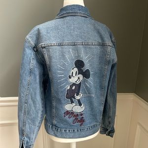 Disney women’s XS Jean jacket Mickey